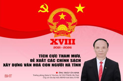 Tích cực tham mưu, đề xuất các chính sách xây dựng văn hóa con người Hà Tĩnh
