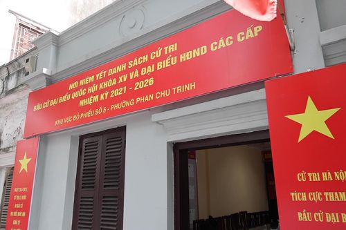 Địa điểm niêm yết danh sách cử tri đặc biệt của Thủ đô Hà Nội