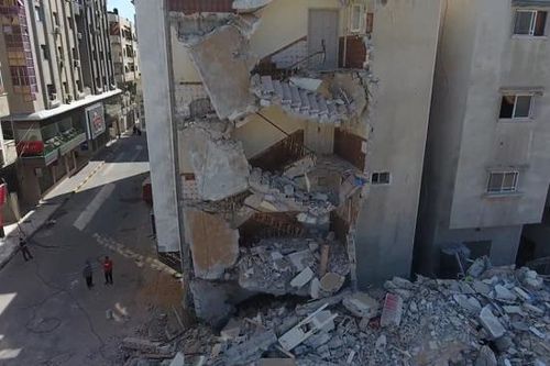 Hình ảnh Gaza tan hoang sau 11 ngày xung đột Israel-Palestine
