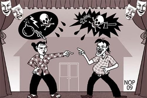Chậu phân bò phút cả giận tuyệt tình nghĩa xóm giềng