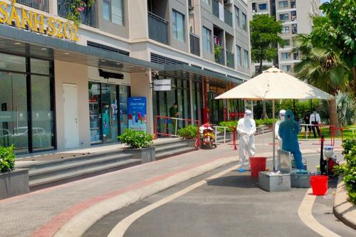 Cách ly y tế tòa S2.02 Khu đô thị Vinhomes Ocean Park (Gia Lâm)