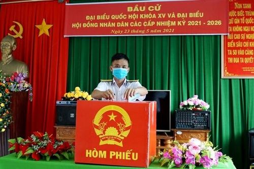 Cà Mau: Cử tri ở các đảo được tổ chức bầu cử sớm