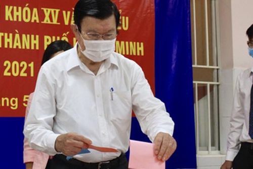 Nhiều vị nguyên lãnh đạo Đảng, Nhà nước, MTTQ tham gia bầu cử tại TP HCM