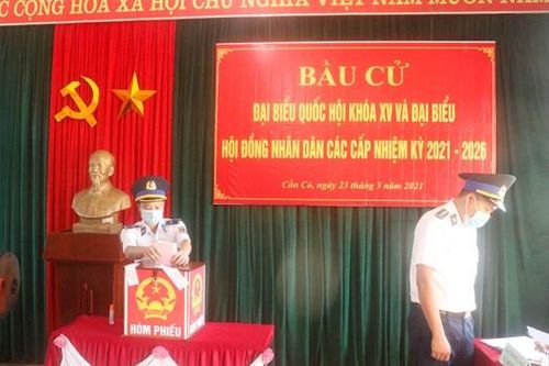 BTL Vùng Cảnh sát biển 2 hoàn thành tốt công tác bầu cử