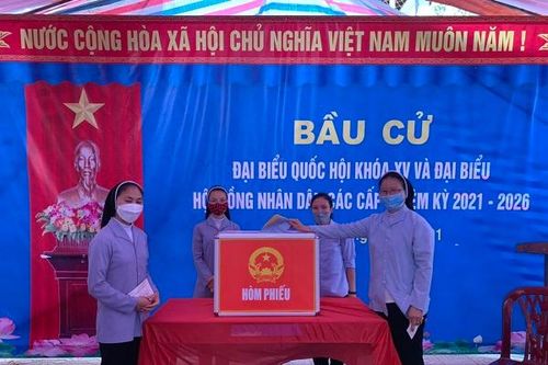 Hà Tĩnh: 94,33% cử tri đã đi bỏ phiếu