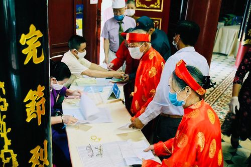 Quận Thanh Xuân có 172.852 cử tri bỏ phiếu, đạt tỷ lệ 96,45%