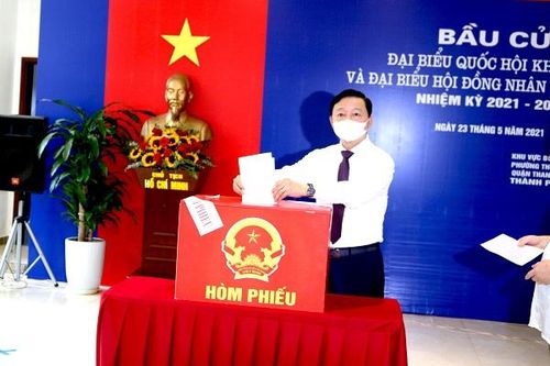 Quận Thanh Xuân có 178.538 cử tri bỏ phiếu, đạt tỷ lệ 99,62%