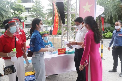Quận Bắc Từ Liêm đã có 98,88% cử tri đi bỏ phiếu