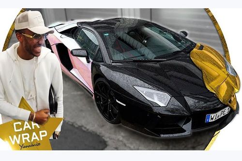 Aubameyang thuê thợ 'lột' mạ vàng siêu xe Lamborghini Aventador
