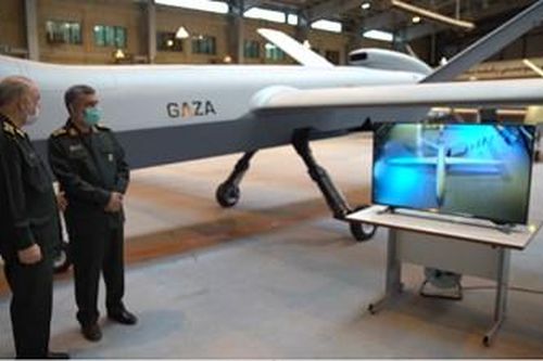 Iran khoe mẫu máy bay chiến đấu không người lái tầm xa mới mang tên Gaza