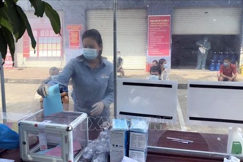 Nhiều địa phương có số cử tri đi bỏ phiếu đạt trên 99%