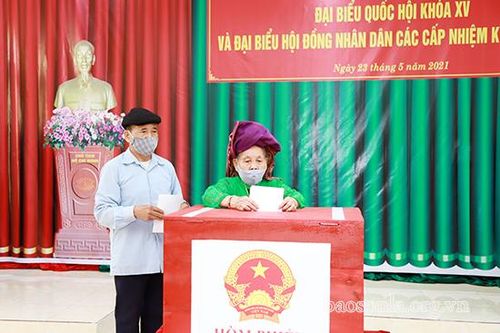 Tỷ lệ cử tri Sơn La đi bầu cử đạt 99,83%