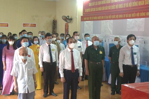Hơn 591 nghìn cử tri đi bầu cử đại biểu Quốc hội và đại biểu HĐND các cấp, nhiệm kỳ 2021-2026