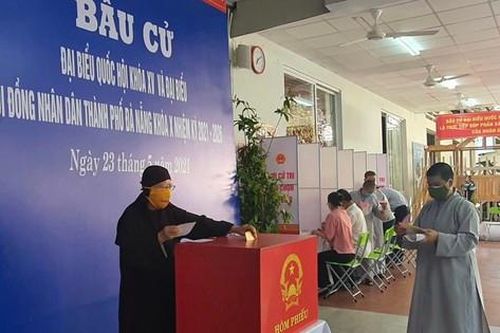 Đà Nẵng: Chức sắc, chức việc, tín đồ tôn giáo tích cực tham gia bầu cử