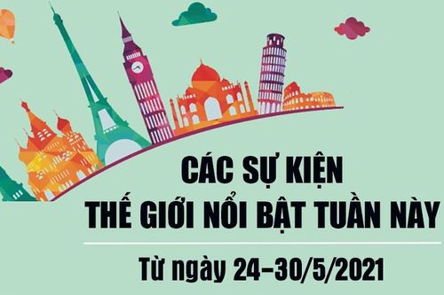 Dự kiến các sự kiện thế giới nổi bật tuần này 24-30/5