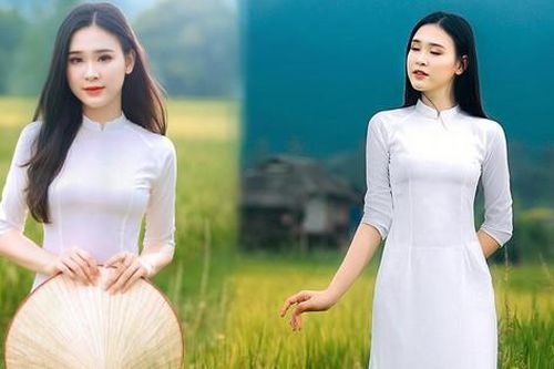 Hoa khôi sinh viên Nghệ An từng thi HHVN 2020 khoe nhan sắc ngọt ngào với áo dài trắng