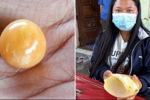 Mua ốc ngoài chợ về ăn, cô gái vô tình phát hiện báu vật tiền tỷ