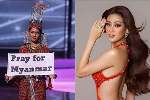 Đối thủ của Khánh Vân - Hoa hậu Hoàn vũ Myanmar ở lại Mỹ để giúp đỡ cộng đồng