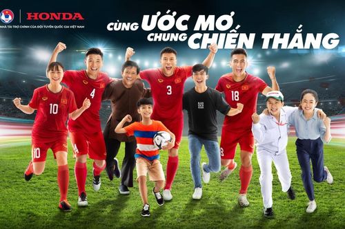 Honda Việt Nam tiếp tục đồng hành cùng các Đội tuyển Bóng đá Quốc gia Việt Nam