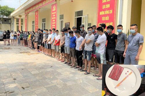 Bắt quả tang 40 thanh niên tụ tập sử dụng ma túy trong quán karaoke ở Thanh Hóa