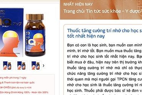 Phụ huynh rối trí trước 'ma trận' thuốc bổ não cho con