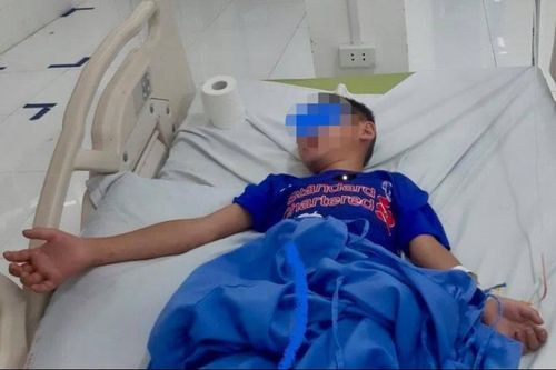 Soi đèn tìm chuột dưới gầm giường, bé trai bị rắn cắn