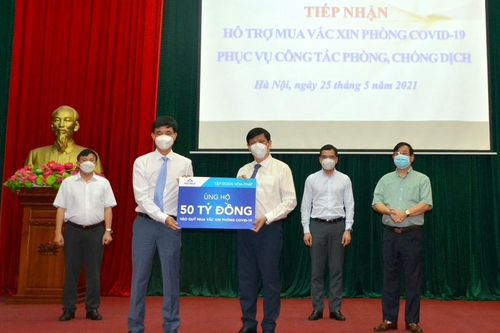 Tập đoàn Hòa Phát ủng hộ 50 tỷ đồng mua vaccine phòng Covid-19