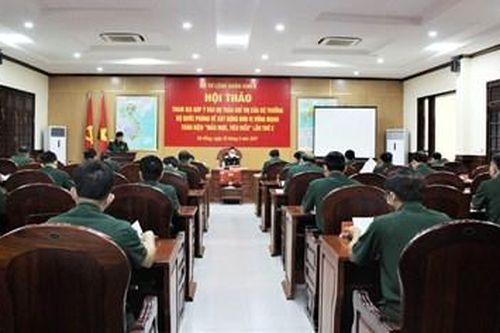 Quân khu 5 tổ chức Hội thảo góp ý vào dự thảo Chỉ thị của Bộ trưởng Bộ Quốc phòng