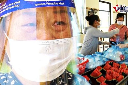 Tâm sự xúc động của mẹ U60 cùng 2 con xung phong vào khu cách ly chống dịch