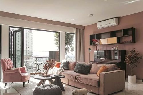 Sắc hồng lãng mạn của căn hộ 170m2