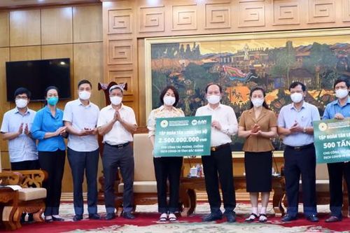 Tập đoàn Tân Long chung tay cùng Bắc Giang, Bắc Ninh chống dịch Covid-19