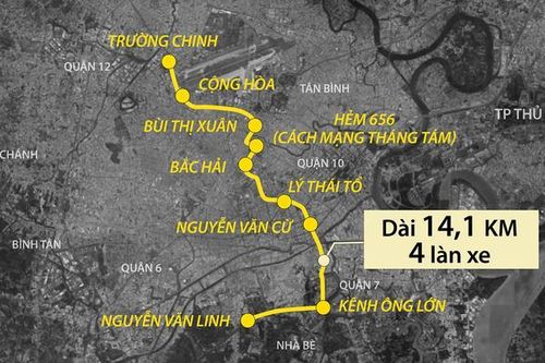Đề xuất làm đường trên cao 30.000 tỉ đồng với 4 làn xe tại TP.HCM