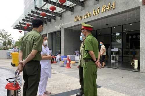 Hà Nội: Một số chiến sĩ công an là F1 của ca nhiễm COVID-19 ở Goldmark City