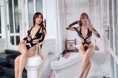 Diễm My 9x tung hình áo tắm xẻ sâu táo bạo