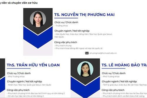 Trường ĐH Khoa học Xã hội & Nhân văn TP.HCM đã 'thay máu' khoa Hàn Quốc học