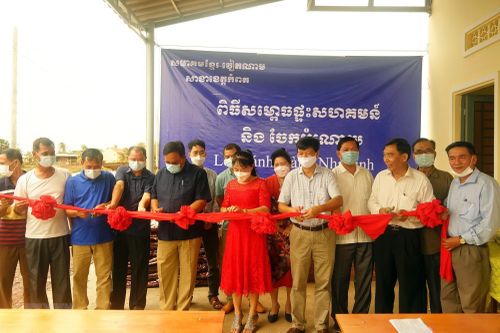 Khánh thành nhà sinh hoạt cộng đồng người gốc Việt tại tỉnh Kampot