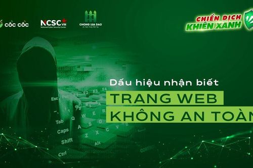 Cộng đồng mạng chung tay báo cáo trang web không an toàn
