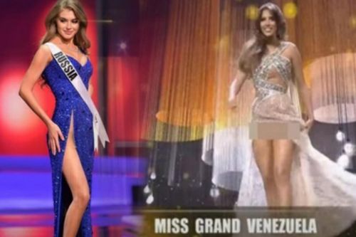 Hoa hậu lộ 'điểm nhạy cảm' tại cuộc thi Quốc tế, kì cựu như Venezuela cũng không thoát