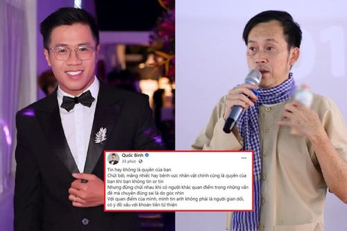 Sau ồn ào với Phương Hằng, MC Quốc Bình lên tiếng bảo vệ Hoài Linh: Tôi tin anh không phải người gian dối