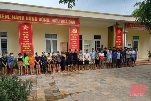 Vụ sử dụng ma túy tập thể tại Triệu Sơn: 40 đối tượng có kết quả xét nghiệm ban đầu âm tính với COVID-19