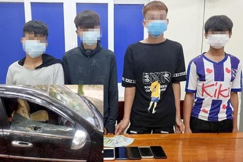 Nhóm trộm 'nhí' gây ra hàng loạt vụ đập kính ô tô trộm cắp tài sản sa lưới