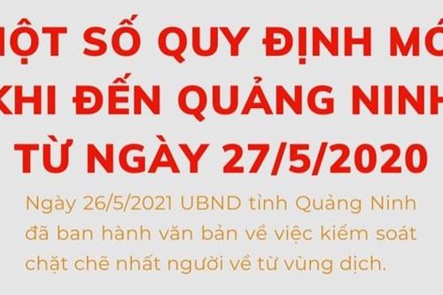Quảng Ninh: Người từ vùng dịch trở về phải cách ly y tế tập trung 21 ngày theo hình thức tự trả phí
