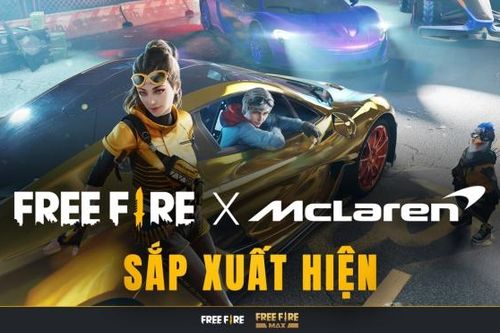 Garena Free Fire cùng McLaren Racing hợp tác ra mắt xe McLaren P1 và vật phẩm độc quyền MCLFF phiên bản game