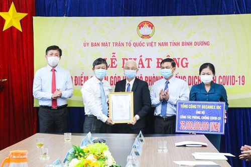 Becamex IDC ủng hộ 25 tỷ đồng phòng, chống dịch Covid-19