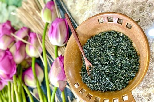 Cách ướp trà sen xổi thơm ngào ngạt