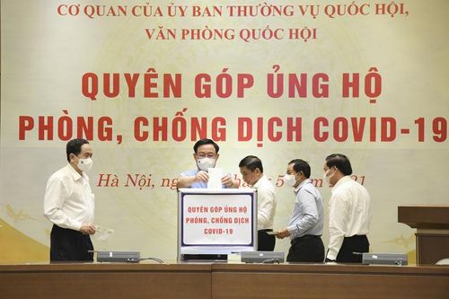 Chủ tịch Quốc hội Vương Đình Huệ phát động quyên góp ủng hộ phòng, chống dịch COVID-19