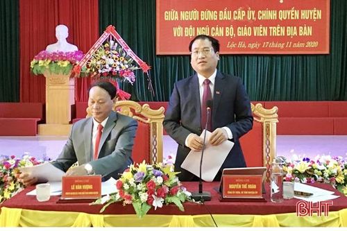 Đối thoại với người đứng đầu giúp Lộc Hà gỡ rối các vấn đề phức tạp