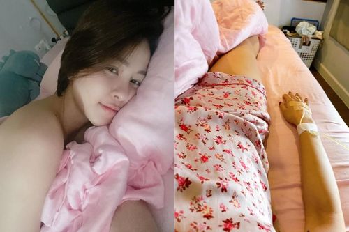 Tụt huyết áp vì yêu, hot girl Trâm Anh vẫn quan tâm đến 'nỗi buồn' của Công Vinh