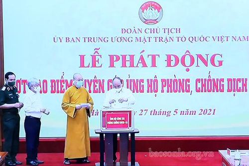 Ủy ban Trung ương MTTQ Việt Nam phát động quyên góp ủng hộ phòng, chống dịch COVID-19