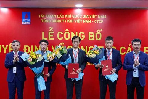 PV GAS công bố các quyết định bổ nhiệm cán bộ năm 2021